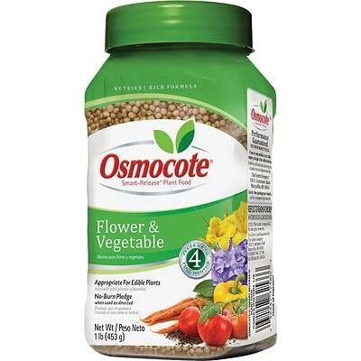 Osmocote 277160 Smart-Release Flower & Vegetable Plant Food, 1 Lb.