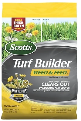 Scotts Turf Builder 25021A Weed & Feed, 28-0-3 Formula, 4,000 Sq. Ft.