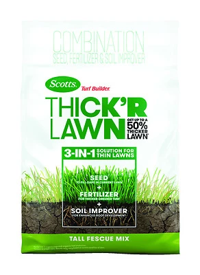 Scotts 30073 Turf Builder Thick'R Lawn Tall Fescue Mix, 12 Lbs.
