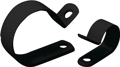 Gardner Bender PPC-1525UVB Cable Clamps, Black Plastic, 1/4-In., 18-Pk.