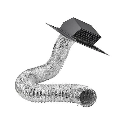 402 Roof Vent Kit, 7-piece Bathroom Ventilation System