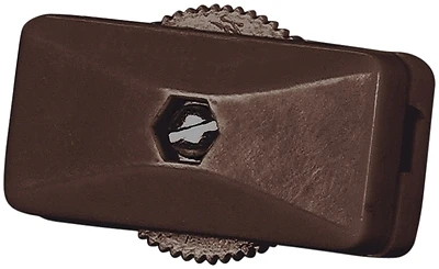 Eaton BP410B-SP-L Cord Switch, 3A/250V, Brown, In-Line Feed-Through