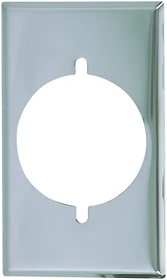 Eaton 39CH-BOX 1-Gang Chrome Range/Dryer Wall Plate, 2.75 x 4.5 In