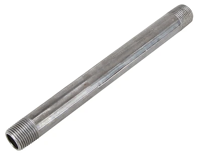 ProSource 1/2X6B Black Pipe Nipple, 1/2 In X 6 In, Steel
