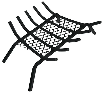 Simple Spaces LTFG-W27 Fireplace Grate, Steel, 27 In.