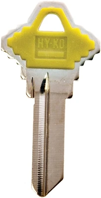 Hy-Ko 13005SC1PY Key Blank, Brass/Plastic, Schlage Cabinet and House Locks