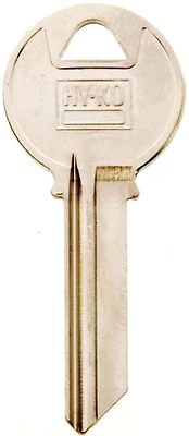 Hy-Ko 11010Y4 Key Blank, Brass, Nickel Plated, For Yale Locks