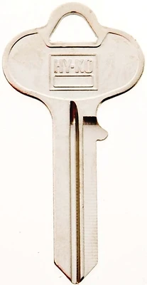 Hy-Ko 11010RU1 Key Blank, Brass Nickel, Russwin and Corbin