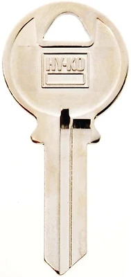 Hy-Ko 11010IN1 Diamond Ring Key Blank, Brass, Nickel, Single-Sided
