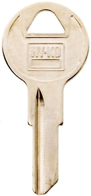 Hy-Ko 11010Y103 Key Blank, Brass, For Yale Locks, 1.888 In