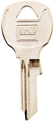 Hy-Ko 11010NA14 Brass Key Blank, National Cabinet and House Locks