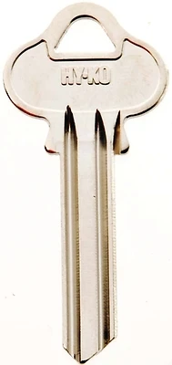 Hy-Ko 11010L4 Key Blank, Brass, Nickel, For Lockwood Locks