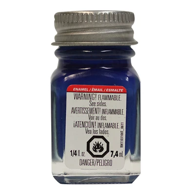 Gloss Dark Blue Enamel Paint 0.25 Ounce - Model 1111tt