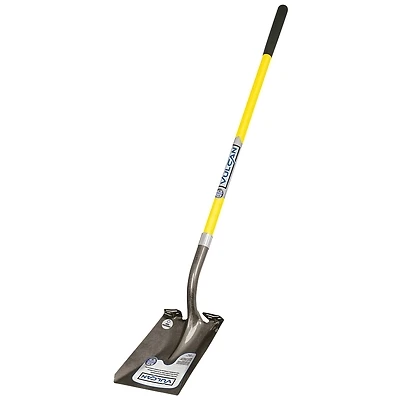 Mintcraft Pro 33252 Fiberglass Handle Square Point Shovel, 48 In Long