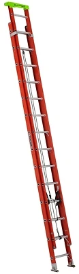 Louisville Ladder L-3022-28PT Fiberglass Extension Ladder, 28 Ft, Type IA