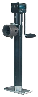 Vi-550 Sidewind Collar Trailer Jack, 5000 Lb Capacity, 15 In Max Lift Height