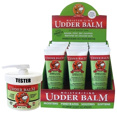 Udder Balm 3255 Moisturizing Skin Care, Lemon Scent, 3 Oz Tube
