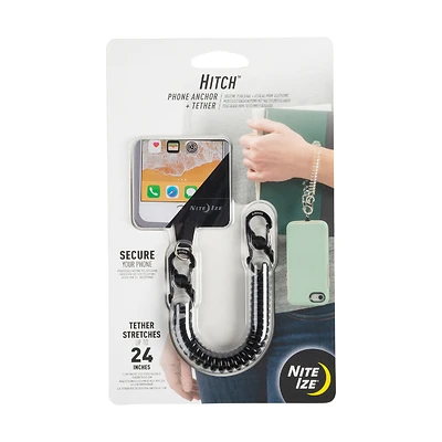Nite Ize HPAT-01-R7 Hitch Phone Anchor and Tether, Black