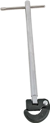 Prosource T151-3L Basin Wrench, 11-Inch, Reversible Jaw, Carbon Steel