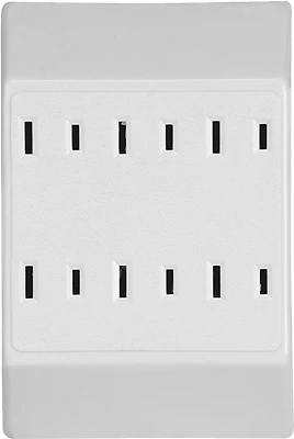 C1746v Ivory 6 Outlet 2 Wire Tap Adapter