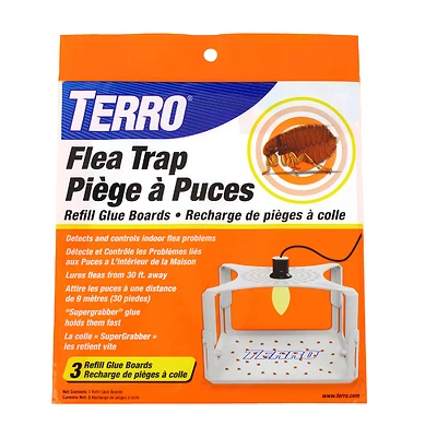 Terro T231 Flea Trap Refill Glue Boards, 3-Pack