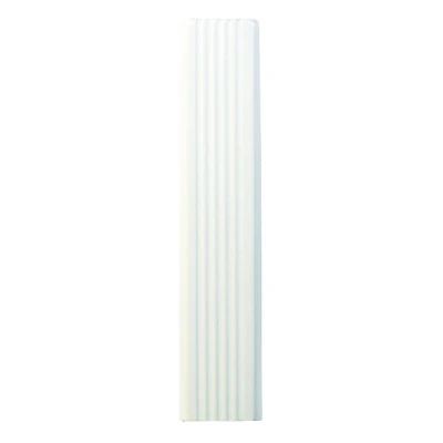 Amerimax K Style Downspout Extension, White Aluminum, 2 x 3 x 15 In.