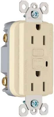 1595icc10 15-amp Ivory Decorator Gfci Electrical Outlet