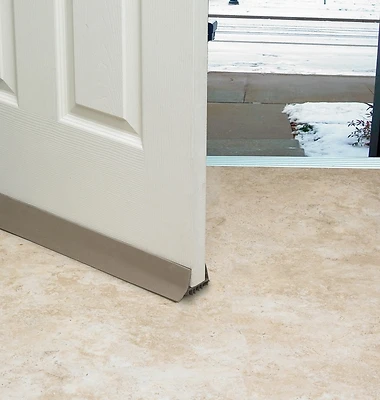 Frost King UDB77 Door Sweep & Draft Stop, Slide-On, Brown, 36 In.