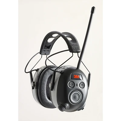 3M 90572-DC Worktunes Wireless Hearing Protector, Bluetooth, 24 dB NRR