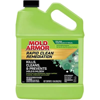 Mold Armor FG591 Rapid Clean Mold Remover, Kills and Prevents, 1 Gallon