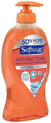 Softsoap 44571 Antibacterial Liquid Hand Soap, Crisp Clean, 11.25 oz.
