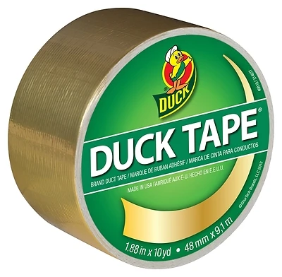 Duck 280748 Duct Tape, Gold Metallic, 1.88-Inch x 10-Yard