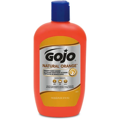 GOJO 0947-12 Hand Cleaner, Natural Orange, 14 oz.