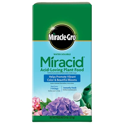 Miracle-Gro Miracid 1850011 Acid-Loving Plant Food, 30-10-10, 4 Lbs.