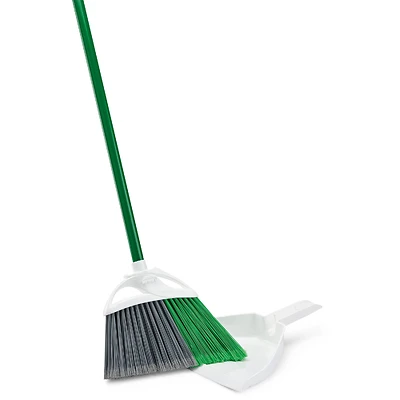 Libman 206 Precision Angle Broom with Dustpan, 11 x 53.5 In.
