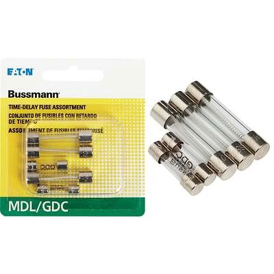 Bussmann HEF-2 Time Delay Fuse Kit, 250 V, Glass Body