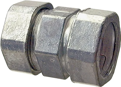 Halex 02410 EMT Compression Coupling, Zinc, 1-In.