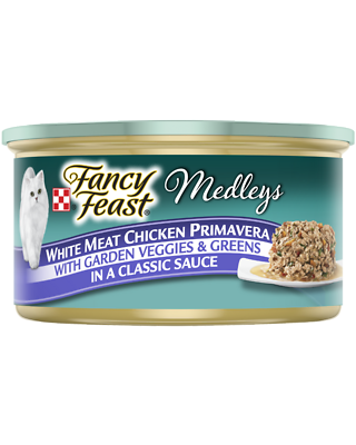 Chicken Primavera Canned Cat Food, 3 oz.