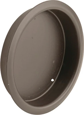 Closet Door Finger Pull, Classic Bronze, 2 In. Round, 2-Pk.
