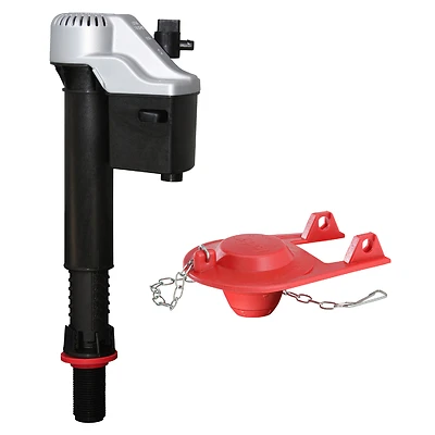 Korky 818MP QuietFill Platinum Fill Valve and 2 In. Flapper Kit