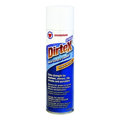 Dirtex 10761 All-Purpose Cleaner, Ammoniated, 18 oz. Aerosol