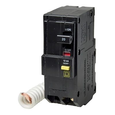 Qo 20 Amp Double-pole Gfci Circuit Breaker Qo220gficp