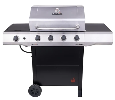 Char-Broil Performance 463351021 Gas Grill, 4 Burner, Stainless Steel