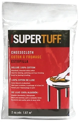 Trimaco 10301 SuperTuff Cheese Cloth, 100% Cotton, White