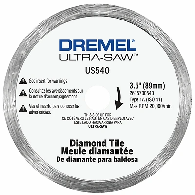 Dremel US540-01 Cutting Wheel, 3-1/2 in W