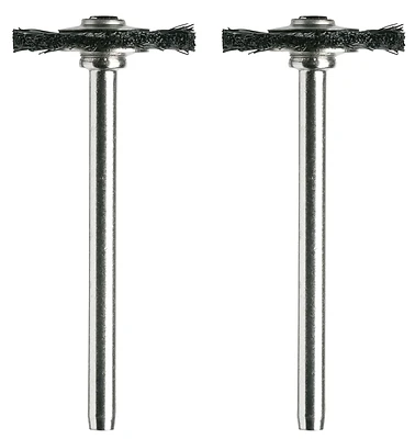 Dremel 403-02 Brush, 3/4 in Dia, 1/8 in Arbor/Shank, Straight Bristle, Nylon Bristle