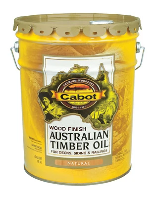 Cabot 19400-08 Australian Timber Oil Wood Stain Finish, 5-Gallon