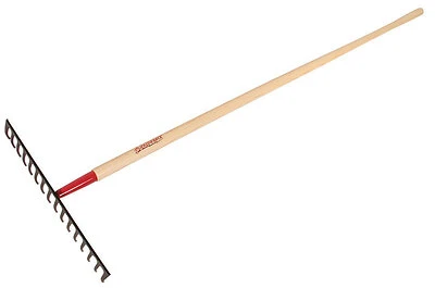 Razor-Back 63111 Level Head Rake, 16-Tine, 60 In. Handle
