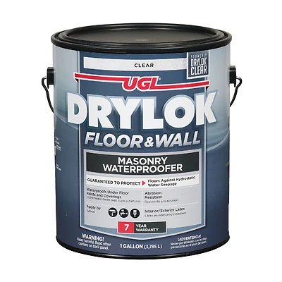 Drylok Masonry Waterproofer, Clear, 1 Gallon