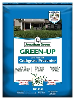 Jonathan Green 16000 Veri-Green Lawn Fertilizer with Crabgrass Preventer, 22-0-3, 5,000 Sq. Ft